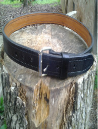 Black Leather Belt